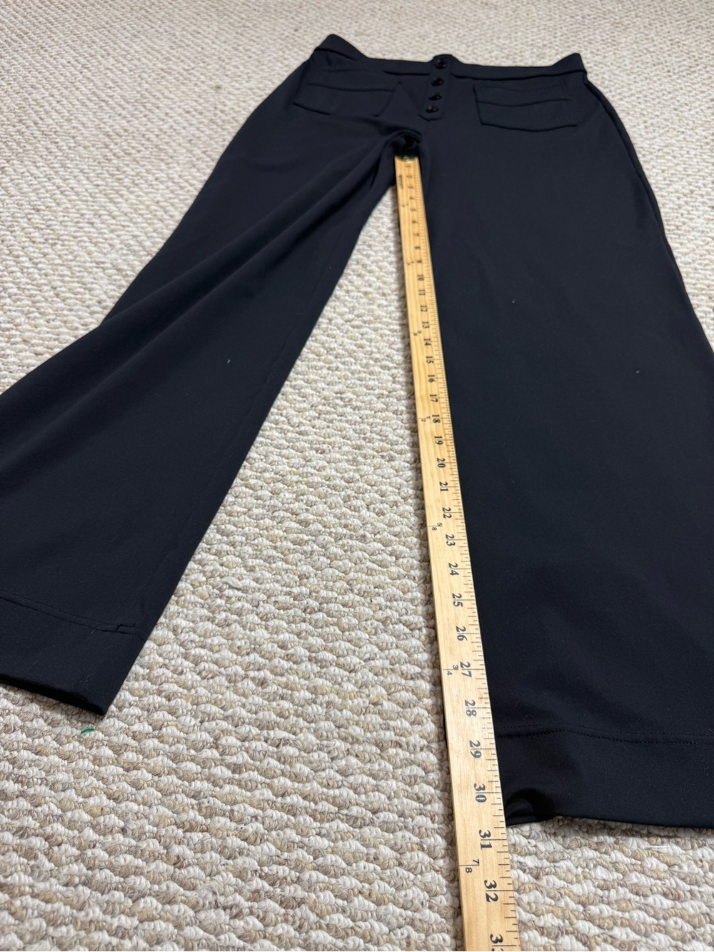Halara DayStretch High Waisted Patch Pocket Pants in Black XL Tall - Picture 8 of 9